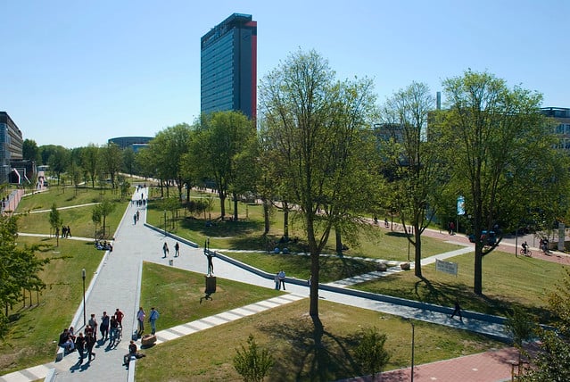Campus of the TU Delft
